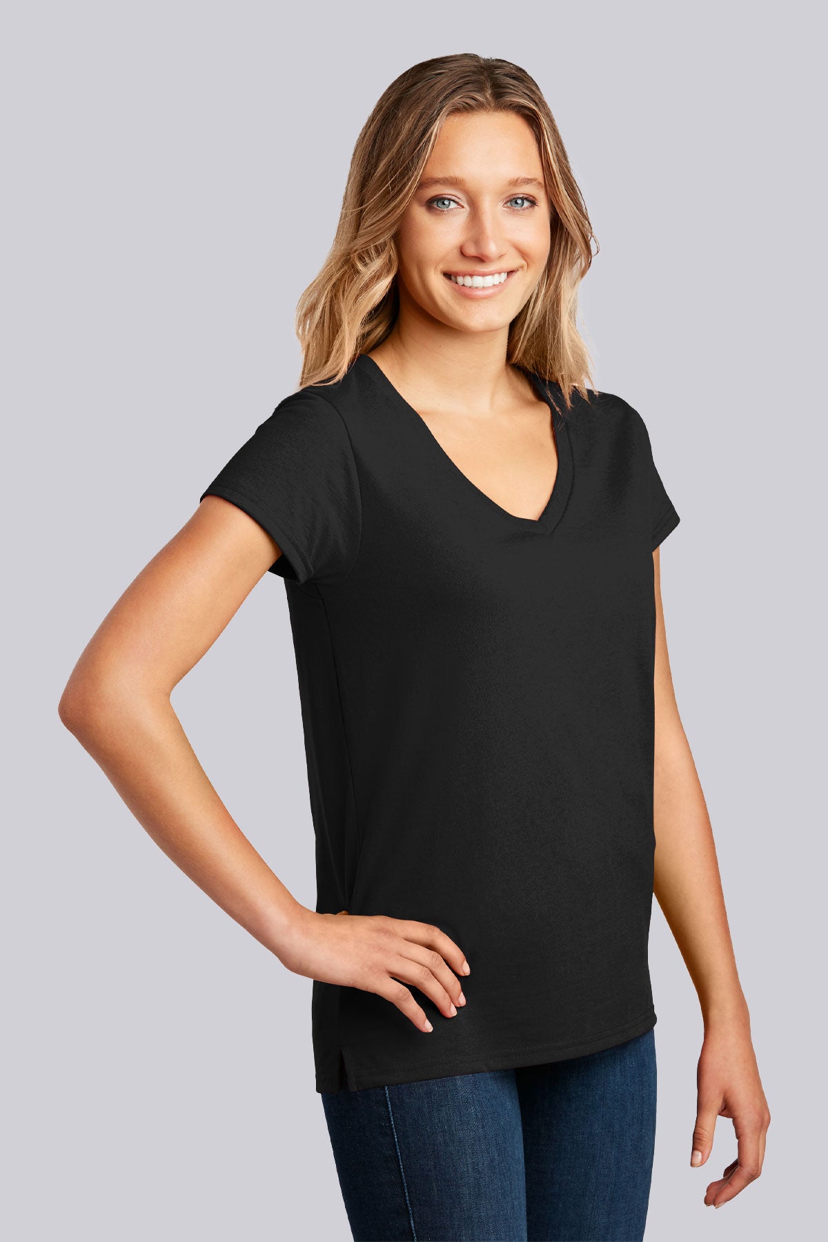 District Ladies Re-Tee V-Neck
