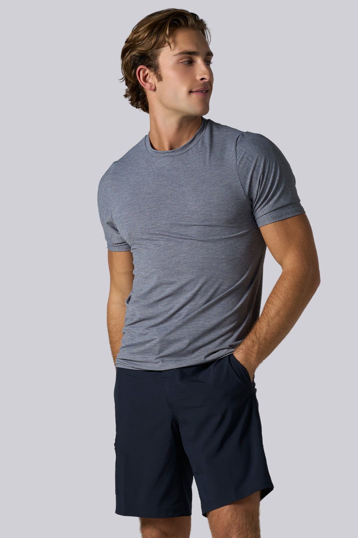 Liquid Men's 5 Flex Short Sleeve Sun Shirt
