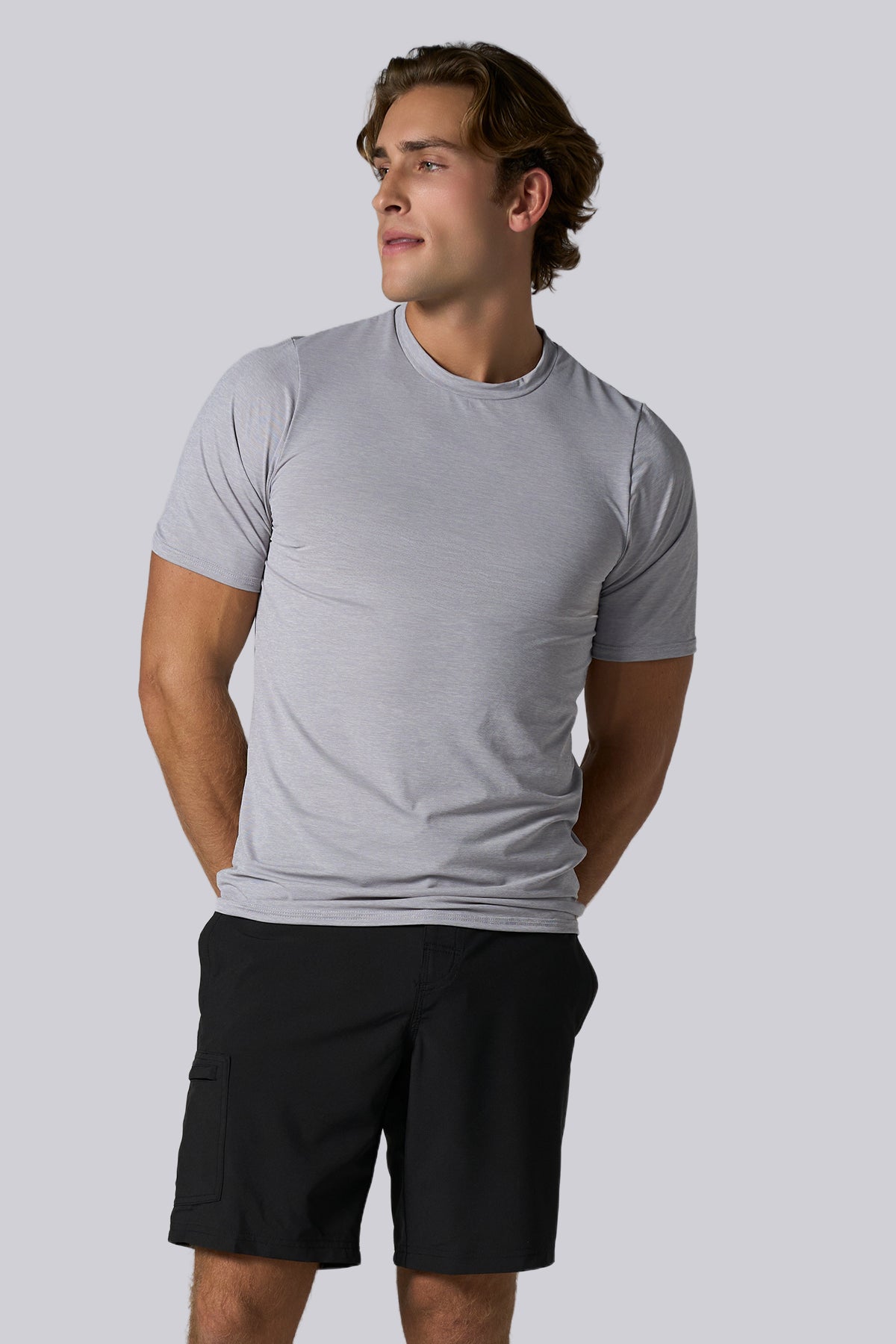 Liquid Men's 5 Flex Short Sleeve Sun Shirt