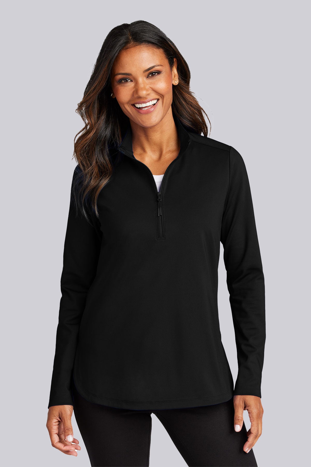 Port Authority Ladies C-FREE Double Knit 1/4-Zip