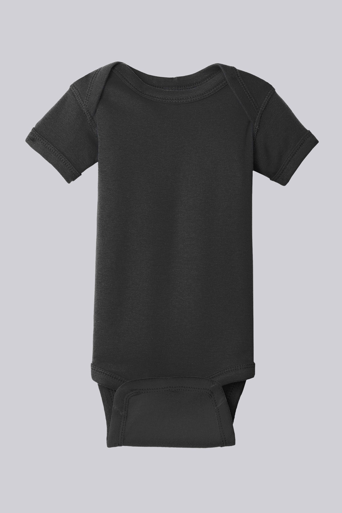 Rabbit Skins Infant Short Sleeve Baby Rib Bodysuit
