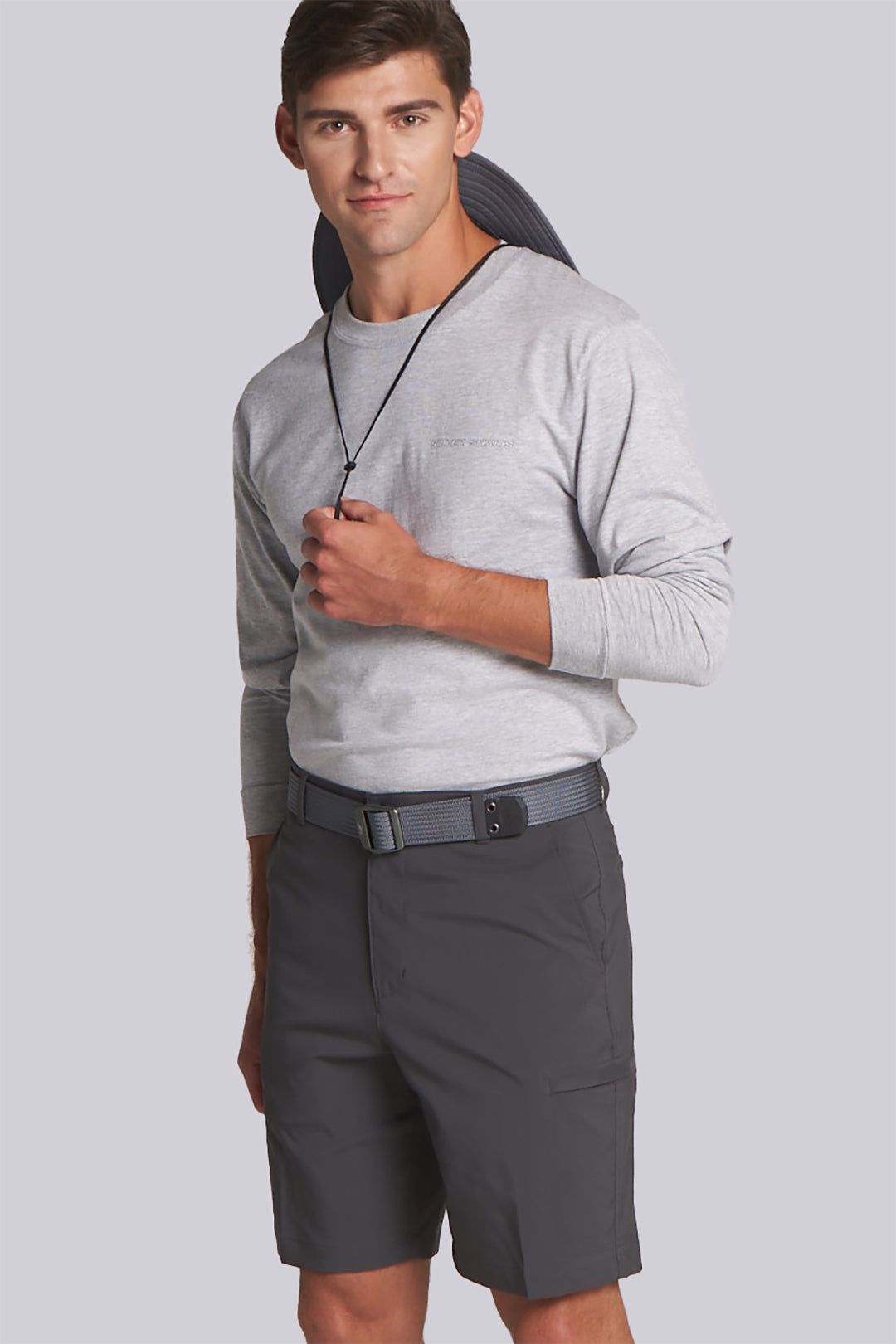 Performance Cargo Shorts with Zip Pocket