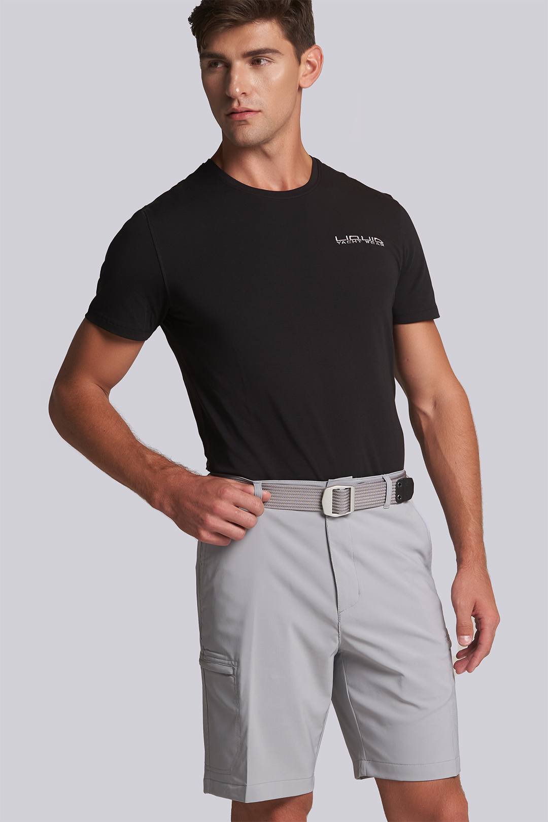 Performance Cargo Shorts with Zip Pocket