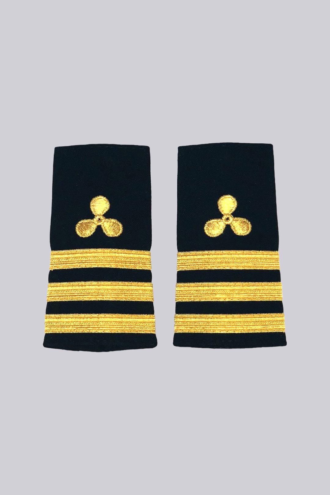 First Engineer Epaulet Gold Three Stripes