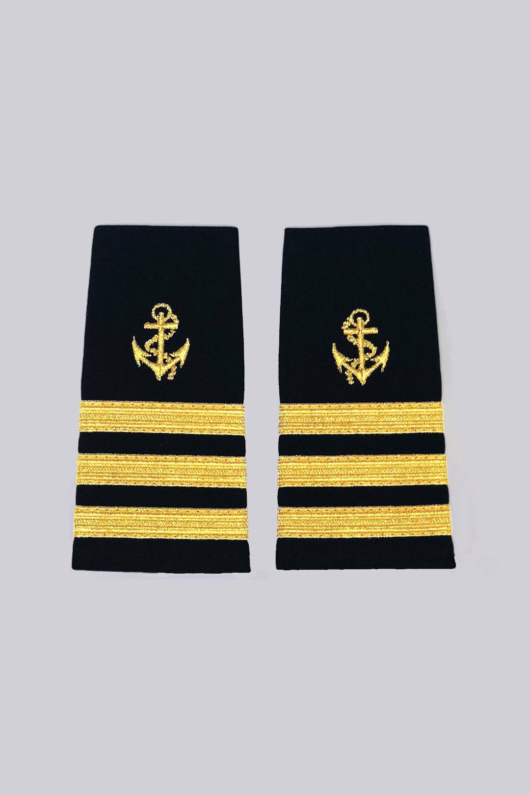 First Officer Epaulet Gold Three Stripes