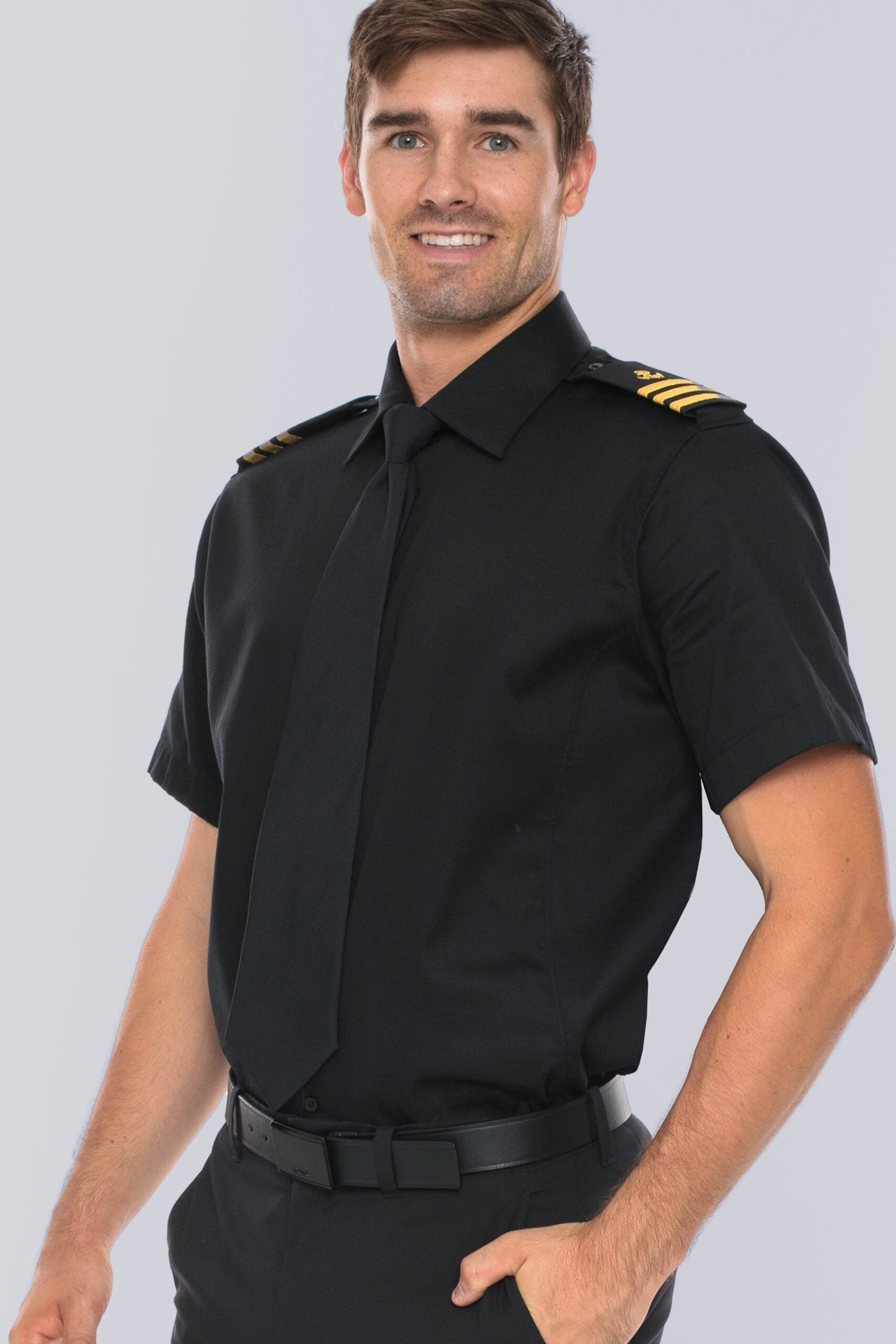 Liquid Mens Epaulet Shirt