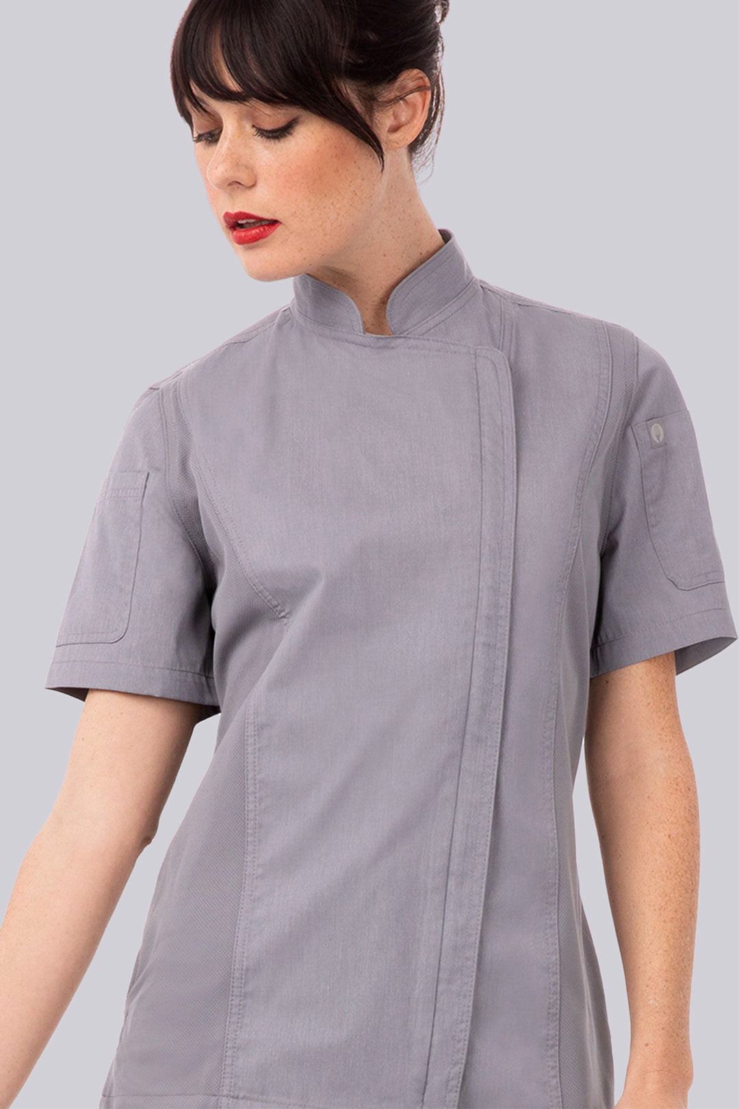 Chef Works Ladies Springfield Short Sleeve Chef Coat