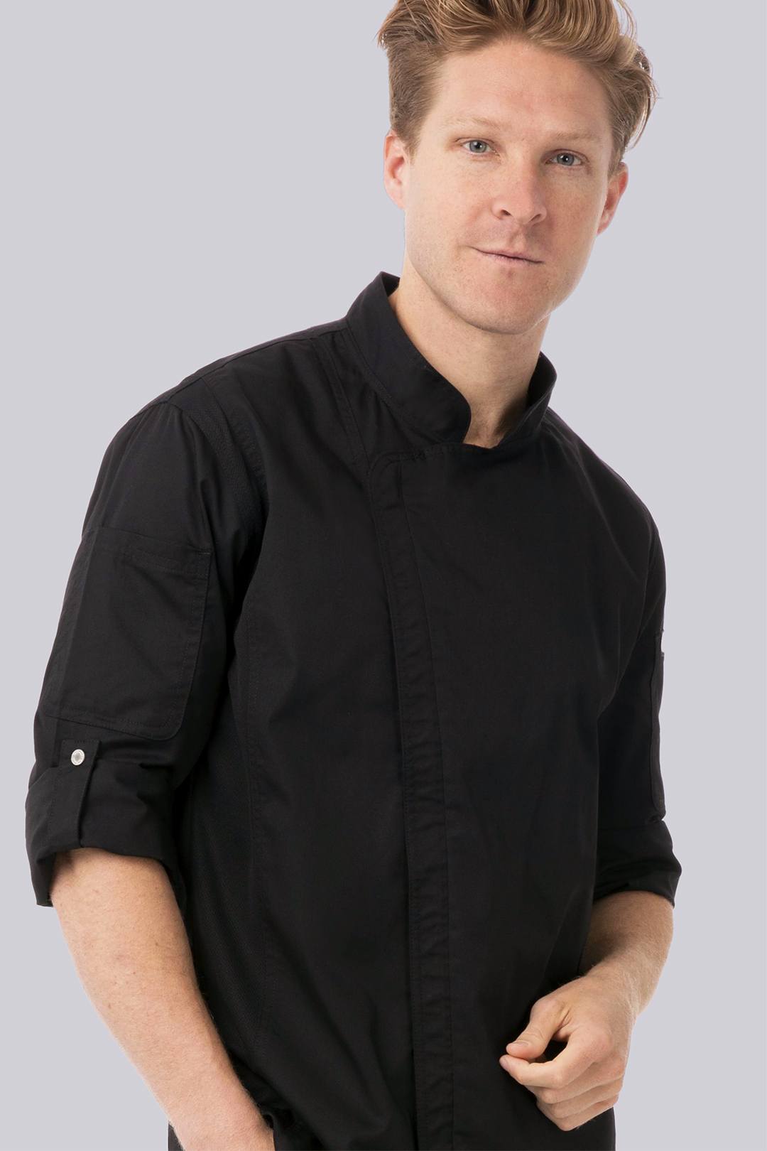 Chef Works Mens Hartford Long Sleeve Chef Coat