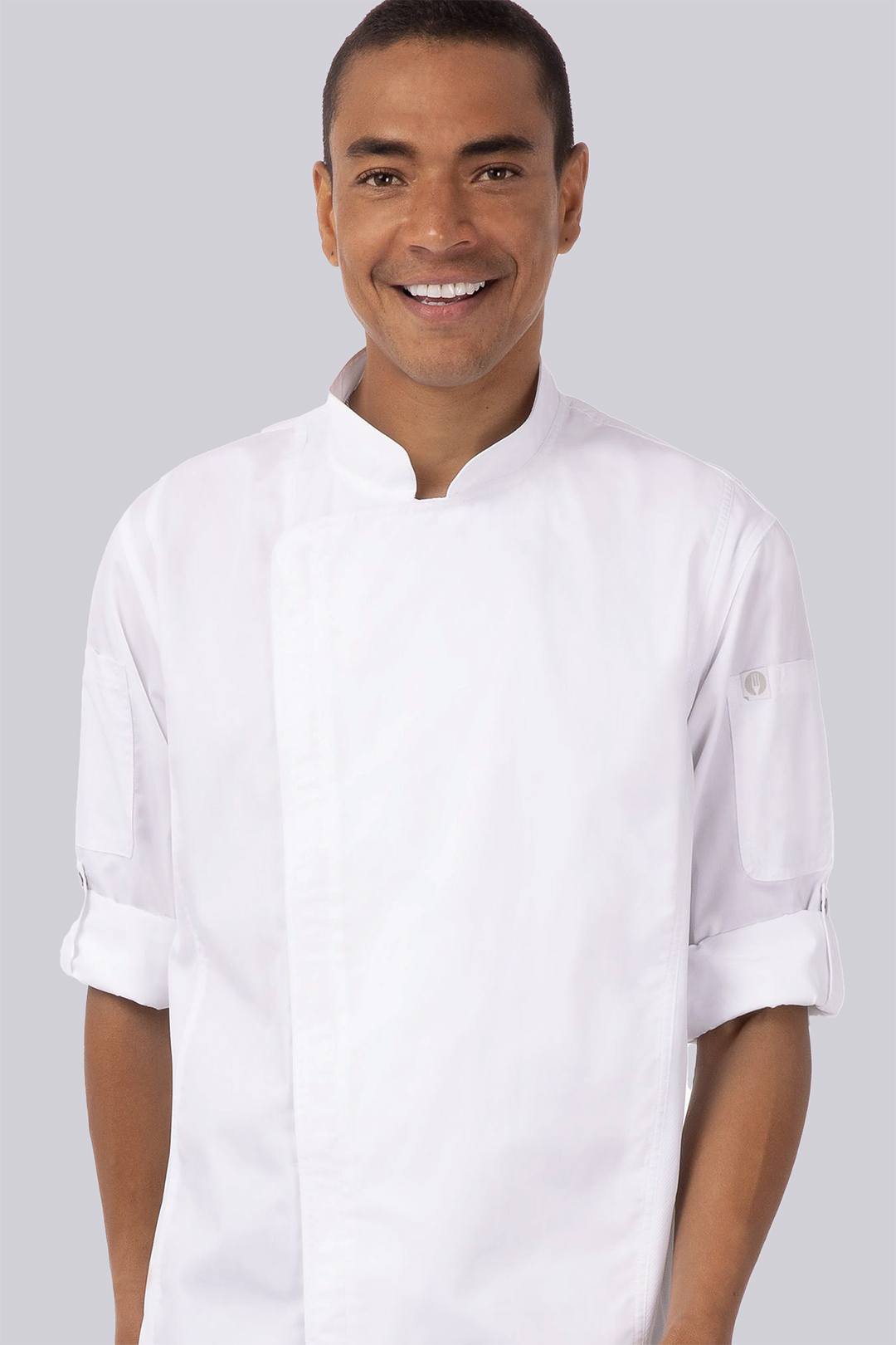 Chef Works Mens Hartford Long Sleeve Chef Coat