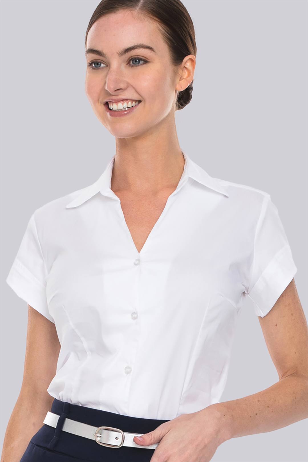 Fitted Cotton Blouse