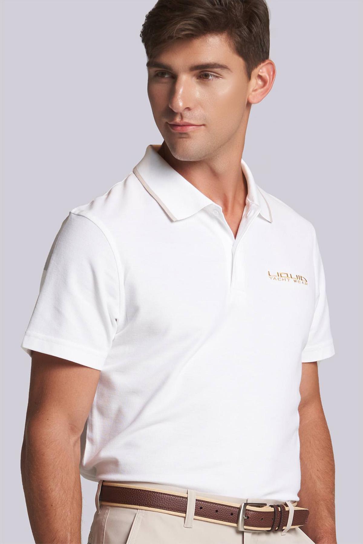 Mens Coolmax Polo With Trim