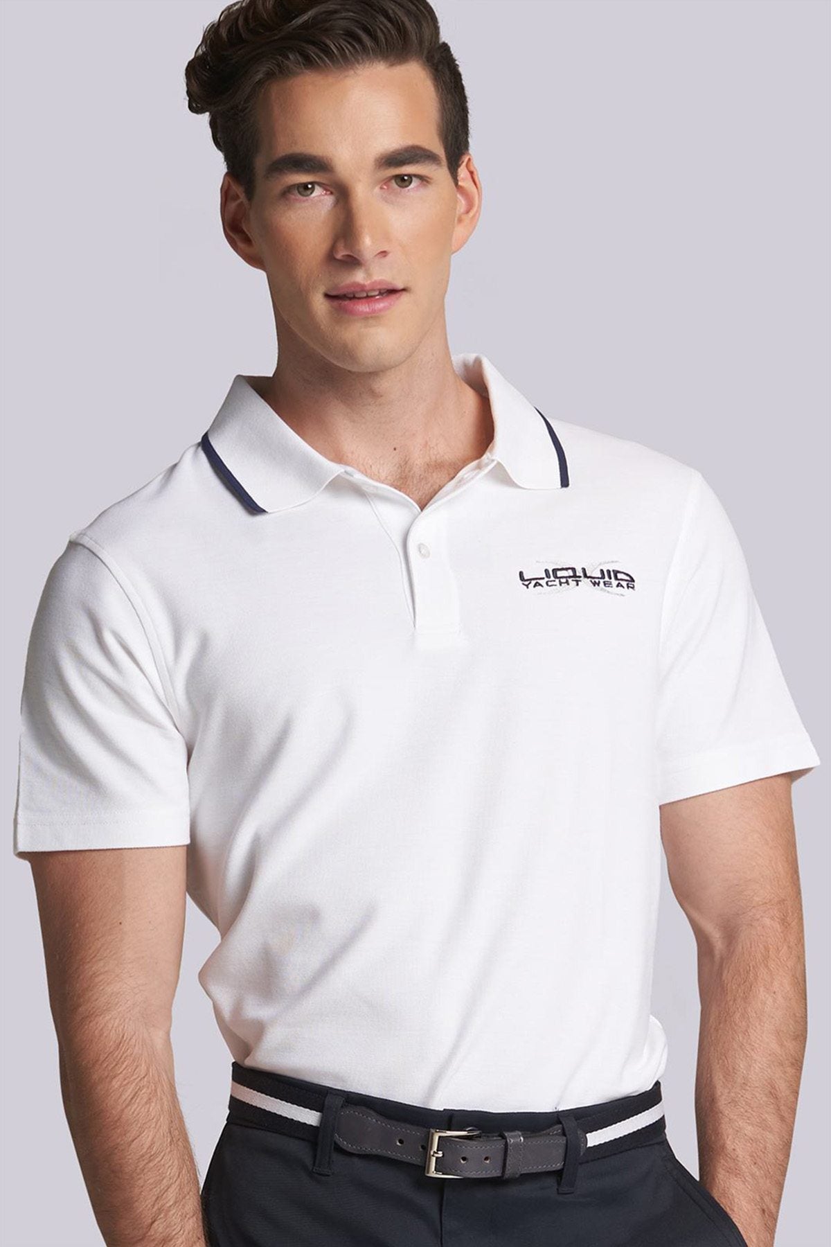 Mens Coolmax Polo With Trim