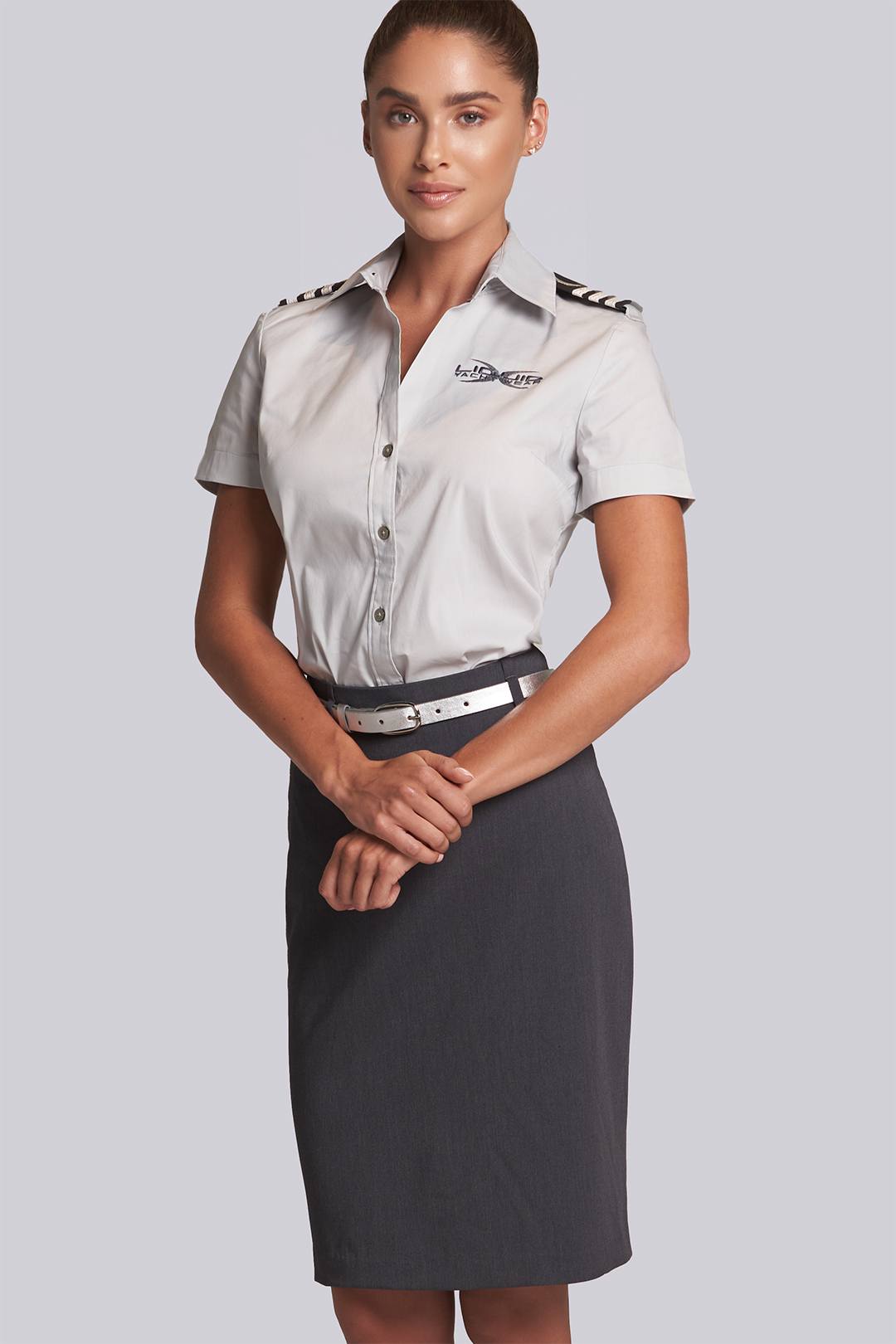 Liquid Pencil Skirt