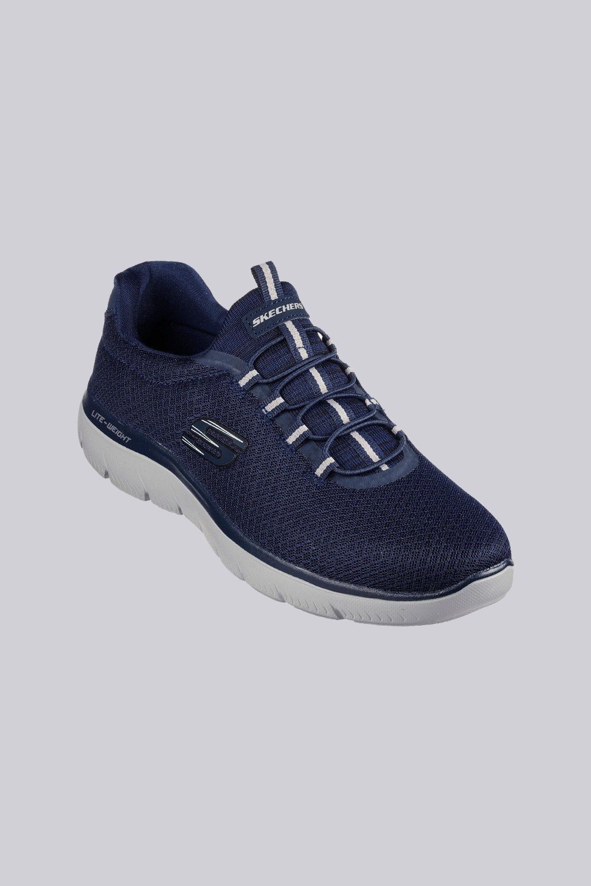 Skechers Men's Slip On Trainer with Bungee Laces