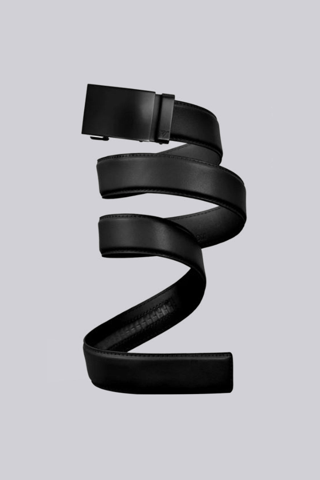 Mission Leather Belt with Matte Black Buckle